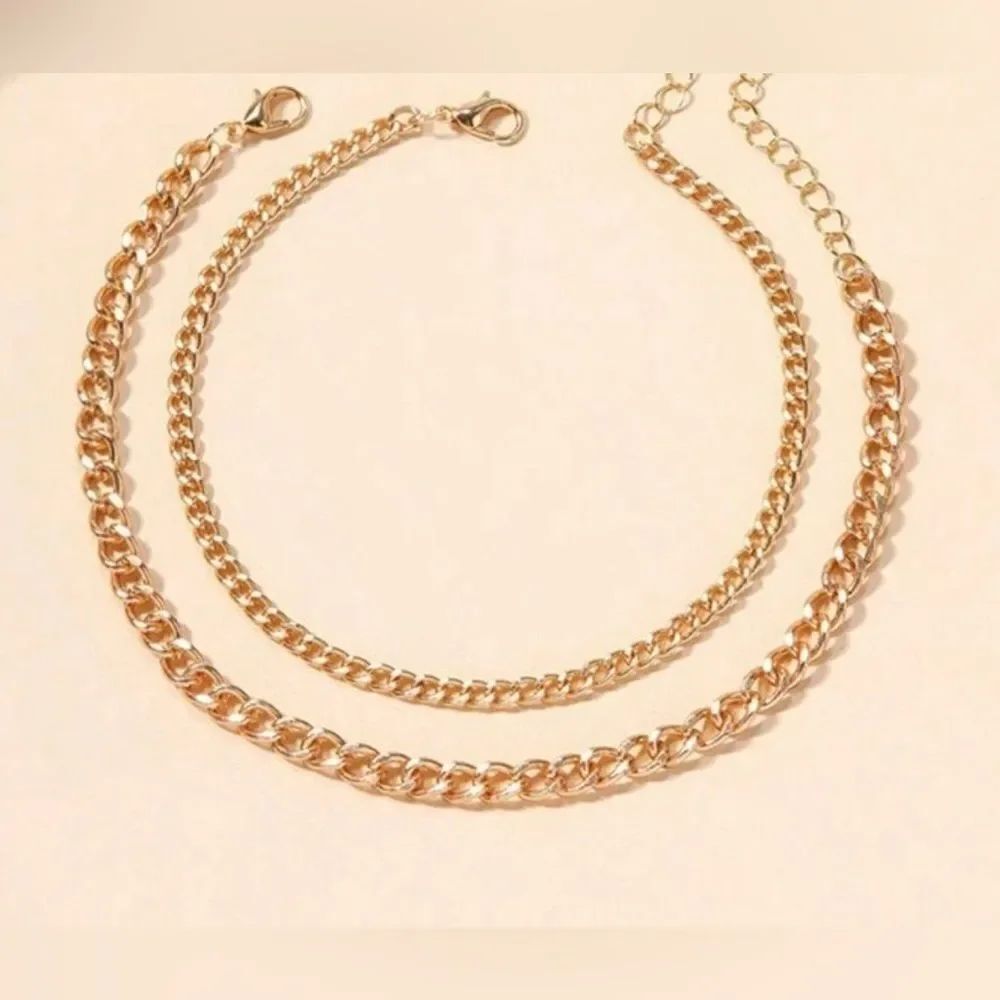 link chain anklet A578 - Picture 2 of 4